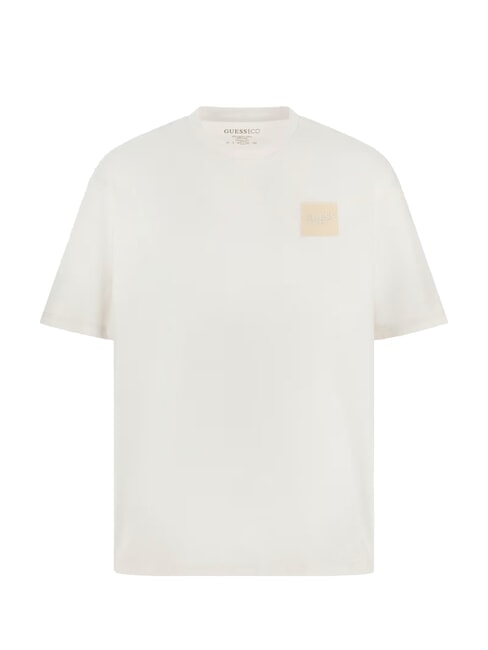 PATCH AT CHEST  Cotton T-Shirt purwhite - T-shirt
