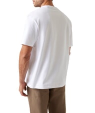 GUESS PATCH AT CHEST  Cotton T-Shirt purwhite - T-shirt - 2