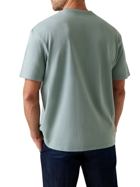 PATCH AT CHEST  Cotton T-Shirt full grey - T-shirt