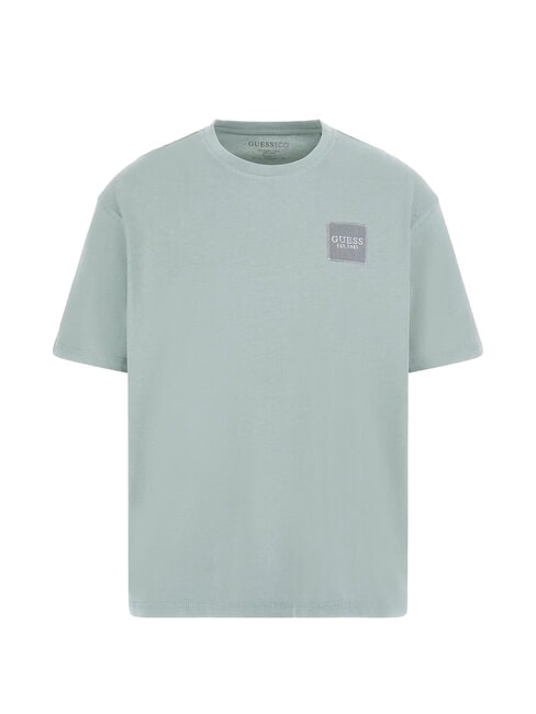 PATCH AT CHEST  Cotton T-Shirt full grey - T-shirt