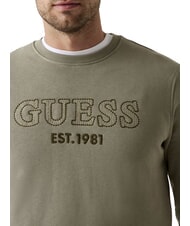 GUESS BEAU  Crewneck sweatshirt mossy green - Sweatshirts - 3