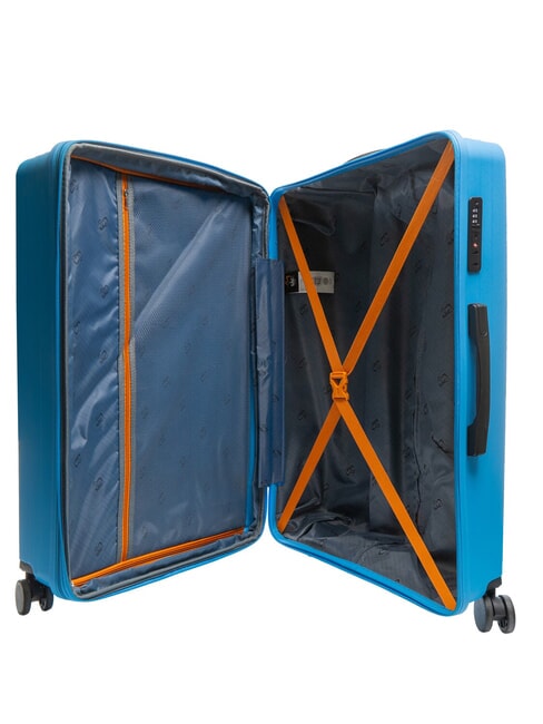 AIR FLOW Large expandable trolley lake blue - Rigid Trolley Cases