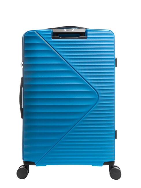 AIR FLOW Large expandable trolley lake blue - Rigid Trolley Cases