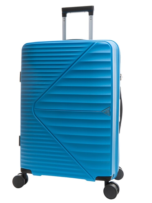 AIR FLOW Medium Expandable Trolley lake blue - Rigid Trolley Cases
