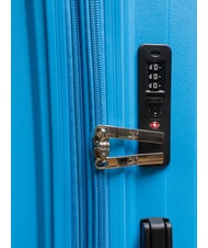 LESAC AIR FLOW Medium Expandable Trolley lake blue - Rigid Trolley Cases - 7