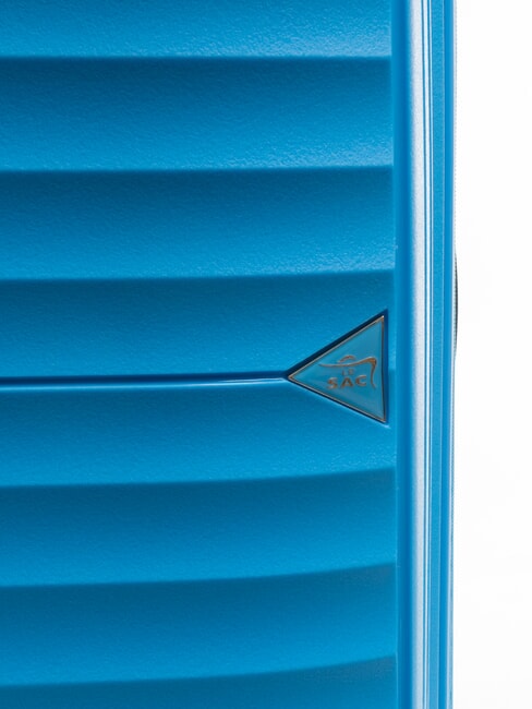 AIR FLOW Medium Expandable Trolley lake blue - Rigid Trolley Cases