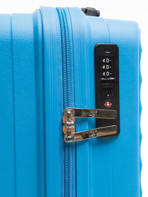 AIR FLOW Hand luggage trolley lake blue - Hand luggage