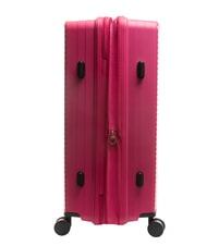 LESAC AIR FLOW Large expandable trolley peach red - Rigid Trolley Cases - 4