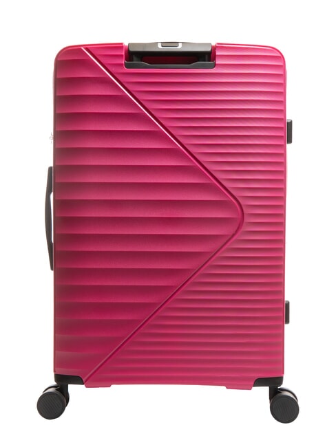 AIR FLOW Large expandable trolley peach red - Rigid Trolley Cases