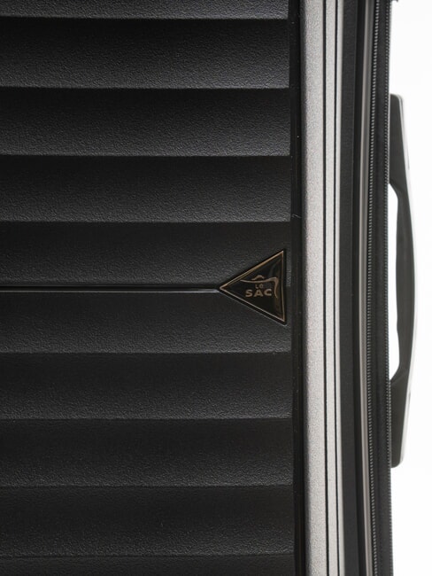 AIR FLOW Large expandable trolley black - Rigid Trolley Cases