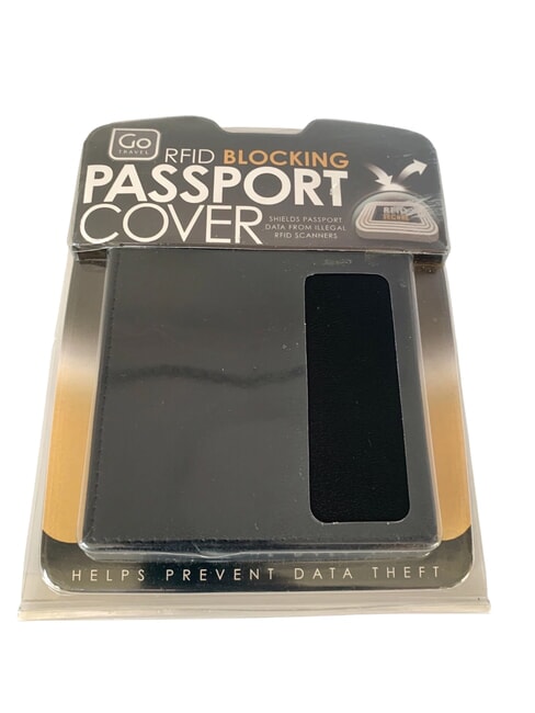 GO  Leather Passport Holder black - Travel Accessories