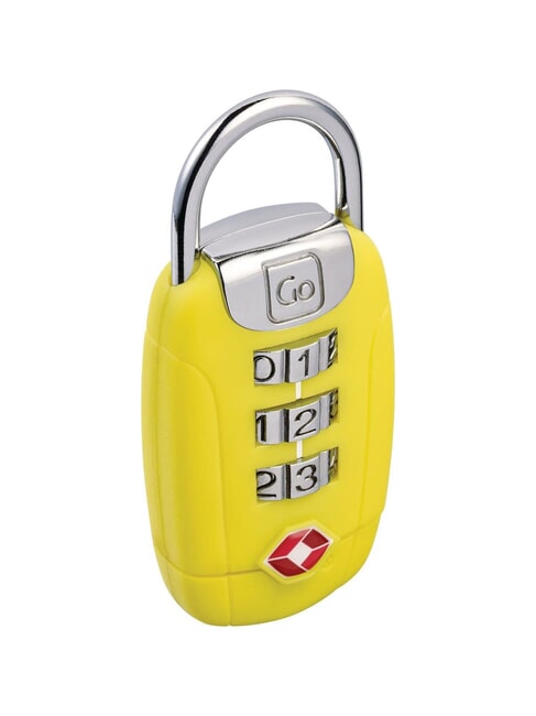 GO TSA Combination Lock yellow - Travel Accessories