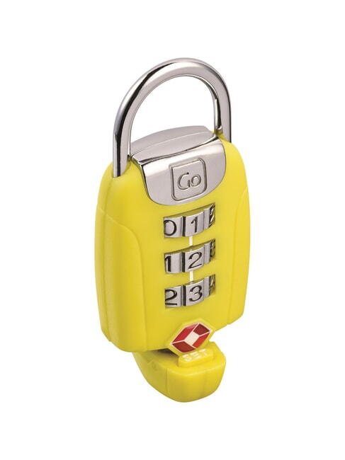 GO TSA Combination Lock yellow - Travel Accessories
