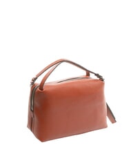 GIANNI CHIARINI ALIFA Leather bag with shoulder strap brick red - Women’s Bags - 2