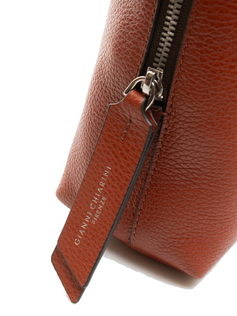 ALIFA Leather bag with shoulder strap brick red - Women’s Bags