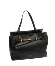 GIANNI CHIARINI TILDA Leather shoulder bag with shoulder strap Black - Women’s Bags - 2