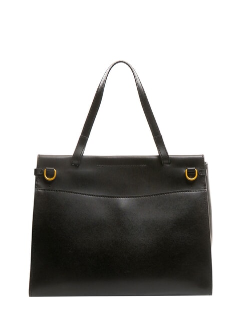 TILDA Leather shoulder bag with shoulder strap Black - Women’s Bags
