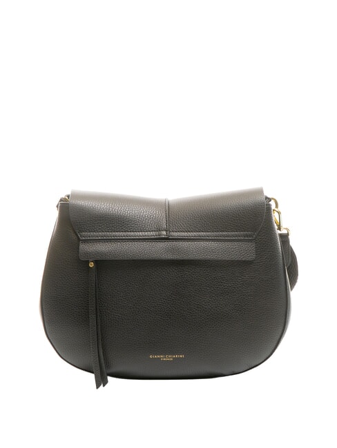 HELENA ROUND Small leather shoulder bag Black - Women’s Bags