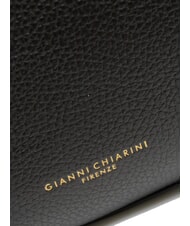 GIANNI CHIARINI HELENA ROUND Small leather shoulder bag Black - Women’s Bags - 4