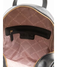 LIUJO EVRIM Medium backpack with pockets BLACK - Women’s Bags - 5