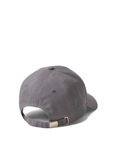 CKJ MONO LOGO Cotton baseball cap granite gray - Hats