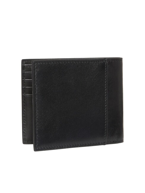 SCULPTED IMPRESSION 8cc Leather Wallet on black - Men’s Wallets