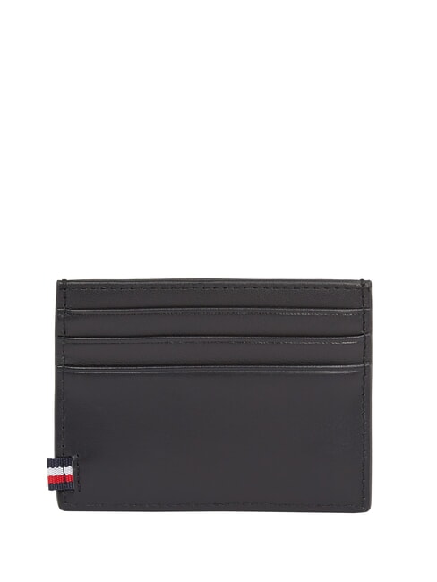 TH FOUNDATION Leather card holder black - Men’s Wallets
