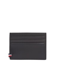 TOMMY HILFIGER TH FOUNDATION Leather card holder - Men’s Wallets
