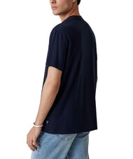 GUESS BSC EMBROIDERY LOGO Cotton T-shirt with embroidered logo - T-shirt