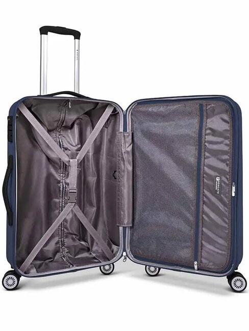 FLIGHT Large size trolley deep blue - Rigid Trolley Cases