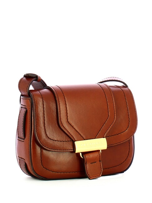 BENEDETTA  Mini shoulder bag, in leather BROWN - Women’s Bags