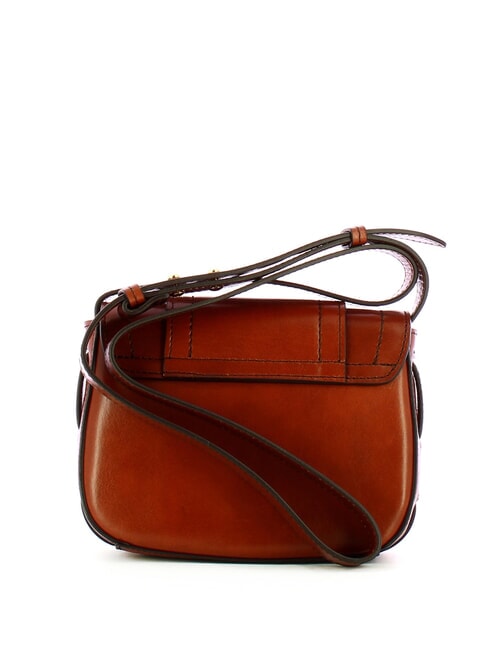 BENEDETTA  Mini shoulder bag, in leather BROWN - Women’s Bags