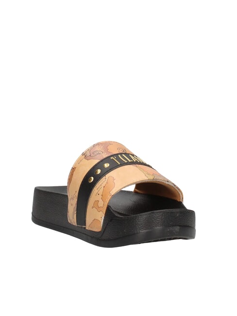 GEO  Slippers geo beige/black - Women’s shoes