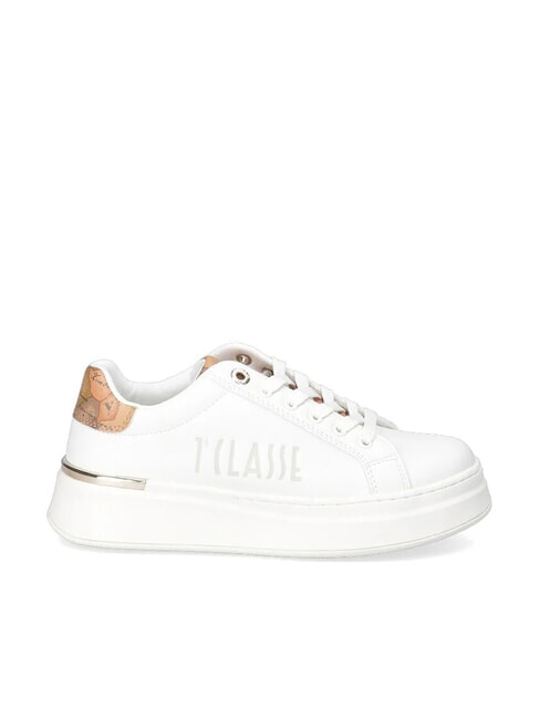 GEO JR High sneakers with side logo White / Geo Beige - Women’s shoes