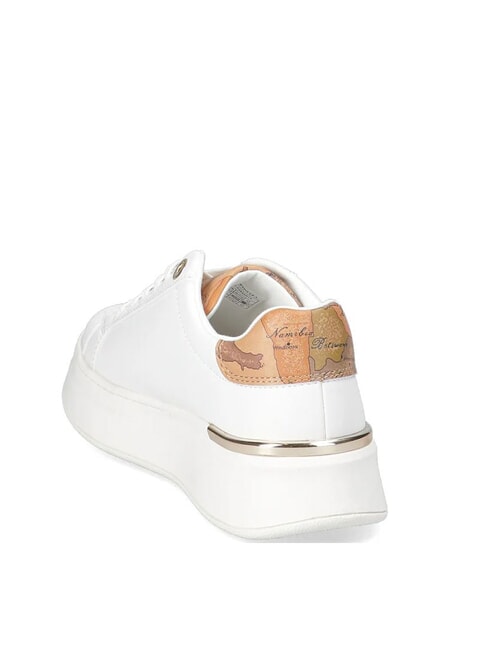 GEO JR High sneakers with side logo White / Geo Beige - Women’s shoes