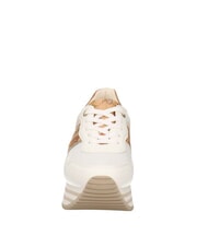 ALVIERO MARTINI PRIMA CLASSE GEO JR Platform sneakers White / Geo Beige - Women&rsquo;s shoes - 4