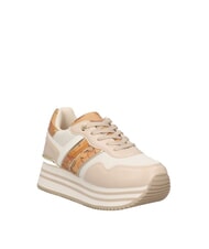 ALVIERO MARTINI PRIMA CLASSE GEO JR Platform sneakers sand/geo beige - Women’s shoes - 3