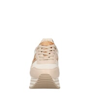 ALVIERO MARTINI PRIMA CLASSE GEO JR Platform sneakers sand/geo beige - Women’s shoes - 5