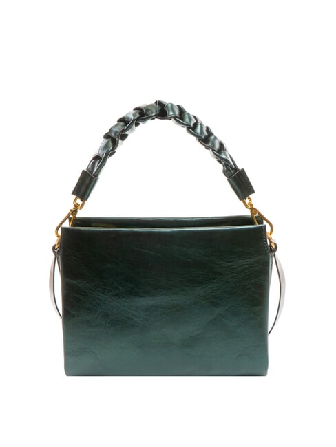CAMPIONARIO - BOHEME PEPITA Mini Metallic Leather Bag kale greens - Women&rsquo;s Bags