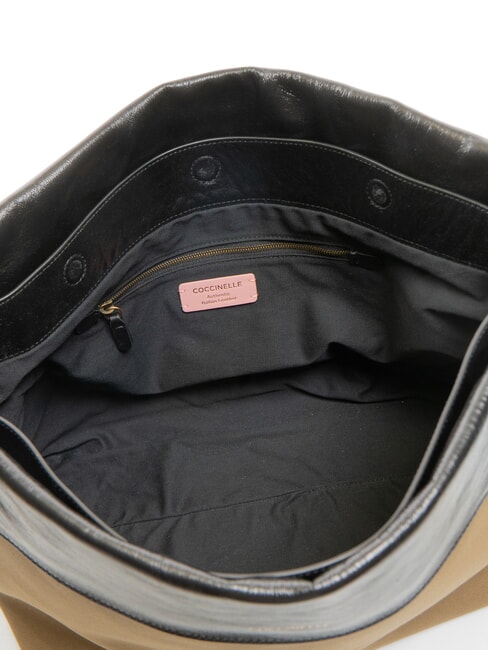 CAMPIONARIO - 25 TRENCH Soft shoulder bag REEF / NOIR - Women&rsquo;s Bags