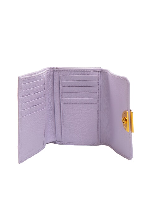 CAMPIONARIO - TALEA Medium hammered leather wallet lav./lav. - Women&rsquo;s Wallets