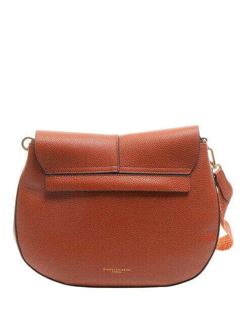 HELENA ROUND Small leather shoulder bag brick red - Women&rsquo;s Bags
