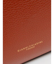 GIANNI CHIARINI HELENA ROUND Small leather shoulder bag brick red - Women&rsquo;s Bags - 5