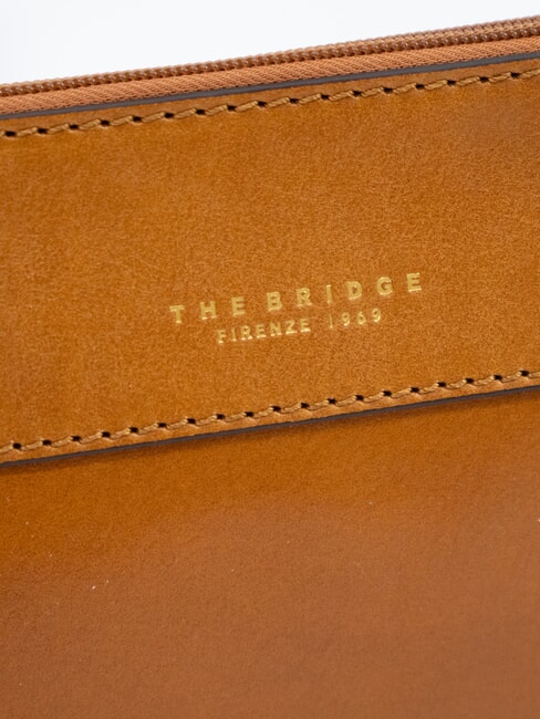 DANTE  Leather Necessaire Cognac / Gold - Sachets & Travels Cases