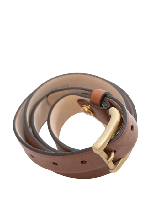 BERENICE  Leather Belt Made in Italy BROWN - Belts