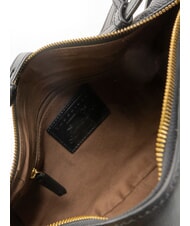 THE BRIDGE DOMITILLA  Shoulder bag, leather Black Gold - Women’s Bags - 4