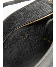 GIANNI CHIARINI BLOOM Shoulder shopper, in leather Black - Women’s Bags - 4