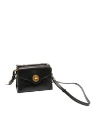THE BRIDGE IRENE  Mini shoulder bag, in leather Black Gold - Women’s Bags - 4