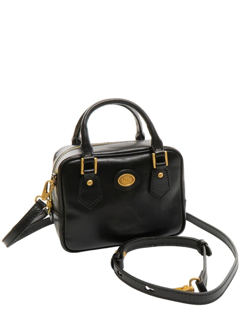 STORY DONNA Mini Handbag, with shoulder strap Black Gold - Women’s Bags