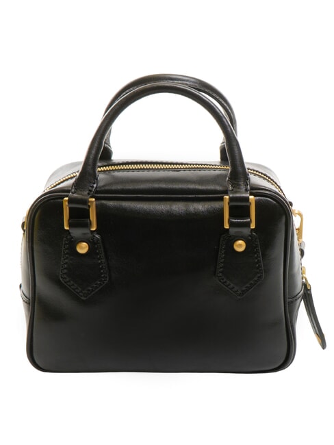 STORY DONNA Mini Handbag, with shoulder strap Black Gold - Women’s Bags